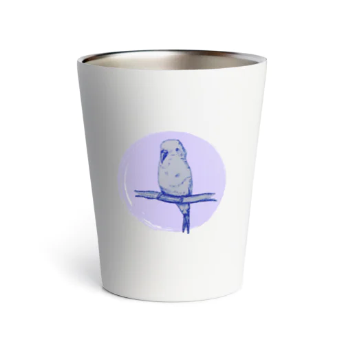 インコ　ボールペン　一発描き Thermo Tumbler