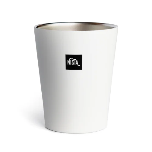 NISTA square box logo Thermo Tumbler