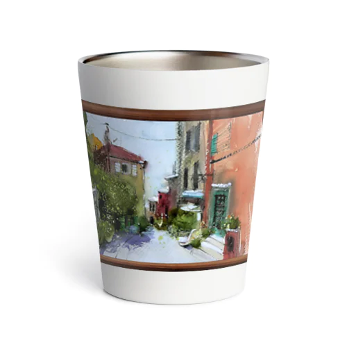 【水彩】 Haut-de-Cagnes Thermo Tumbler