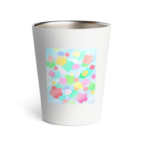 クリスタルフラワー(花柄） Thermo Tumbler