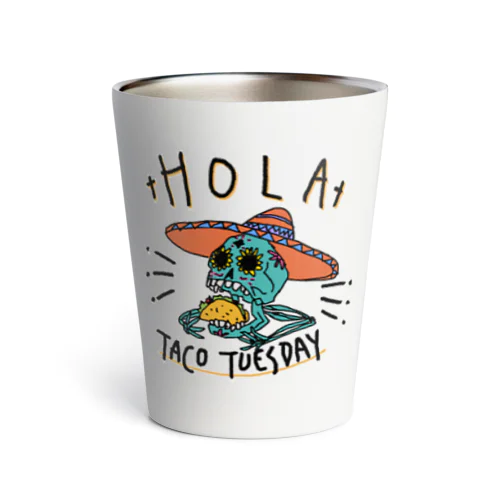 TACO TUESDAY. (color) Thermo Tumbler