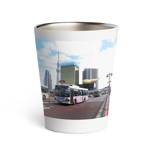 CG絵画：吾妻橋の風景画　CG art: view of Azumabashi Brdg./ Tokyo Thermo Tumbler