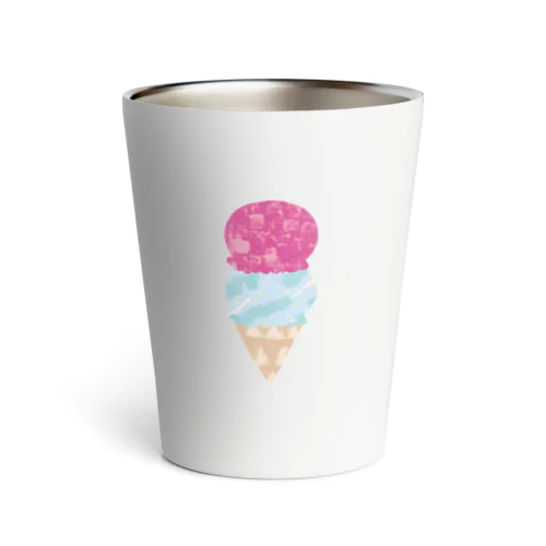 Happy circle icecream Thermo Tumbler