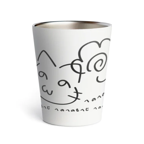 似顔絵へのへのろもこ*D Thermo Tumbler