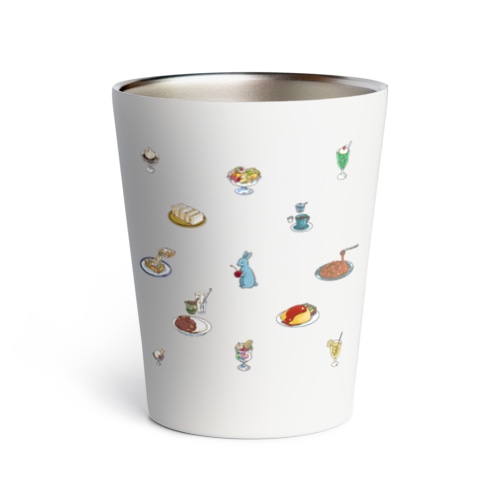 純喫茶ブルーラビット　POPめモチーフ Thermo Tumbler