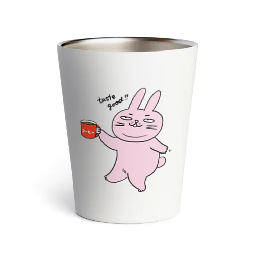 コーヒーうまうまウサギさん Thermo Tumbler