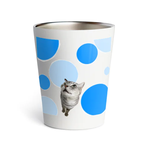 水玉around猫 Thermo Tumbler