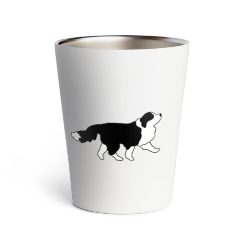 るんるんボーダーコリー Thermo Tumbler