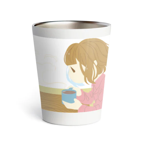 SSWすぬたんグッズ｢ピュアココア｣イラスト Thermo Tumbler