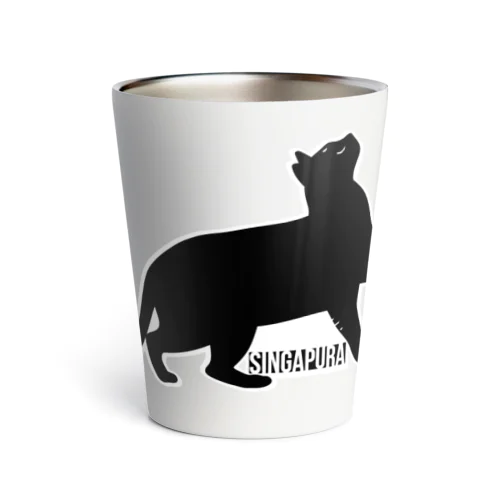 シンガプーラ_猫 Thermo Tumbler