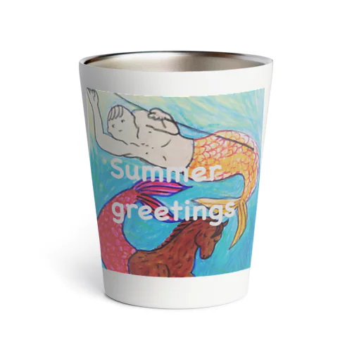 summer greeting Thermo Tumbler