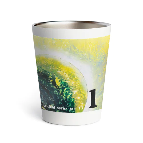 【NO.16 anti-aging 〜original spray art〜】 Thermo Tumbler