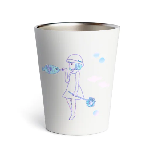 夏の少女 Thermo Tumbler