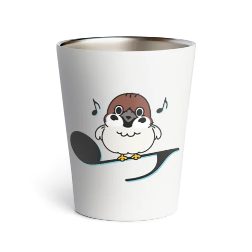 スズメがちゅん A_M Thermo Tumbler