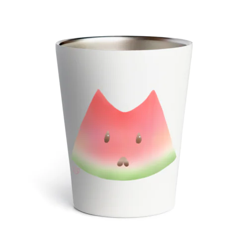 😺猫スイカ🍉 サーモタンブラー