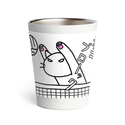 バレーボールねこ Thermo Tumbler