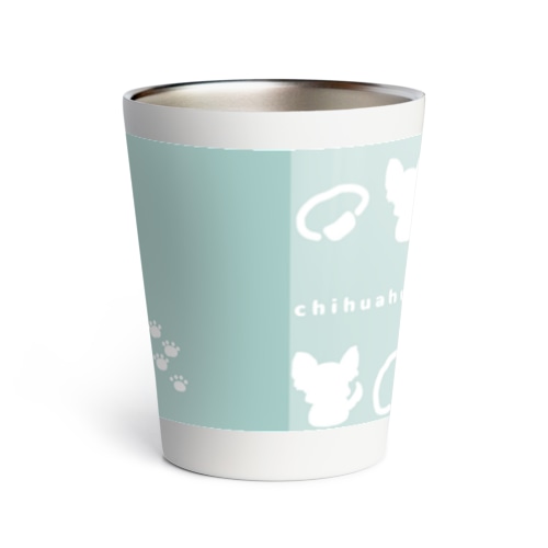 チワワのくぅちゃん Thermo Tumbler