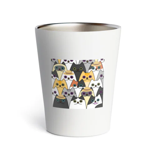 詰めにゃんこ Thermo Tumbler