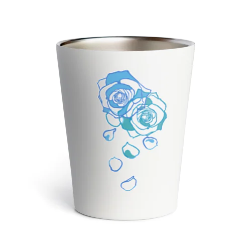 こぼれ落ちる(BLUE) Thermo Tumbler