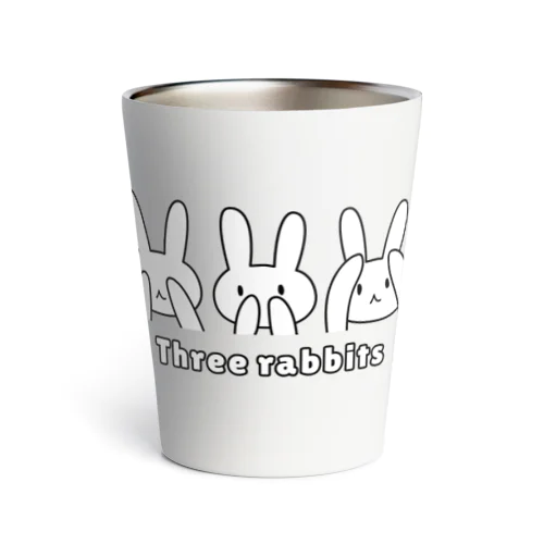 三兎 Three rabbits Thermo Tumbler