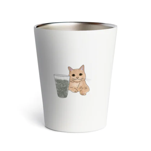 猫 マグ Thermo Tumbler