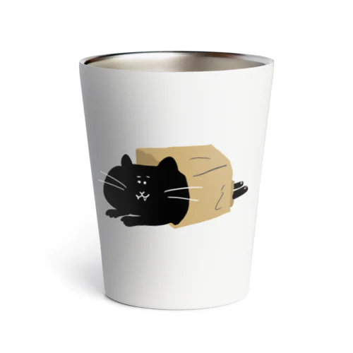 紙袋から猫 Thermo Tumbler