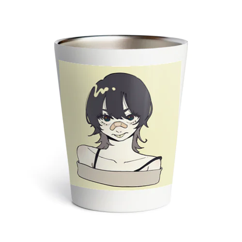 ウルフ髪の女の子 Thermo Tumbler