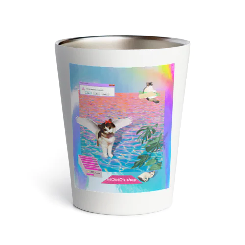 vintage vaporwave Thermo Tumbler