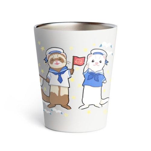 いたちの水平さん Thermo Tumbler