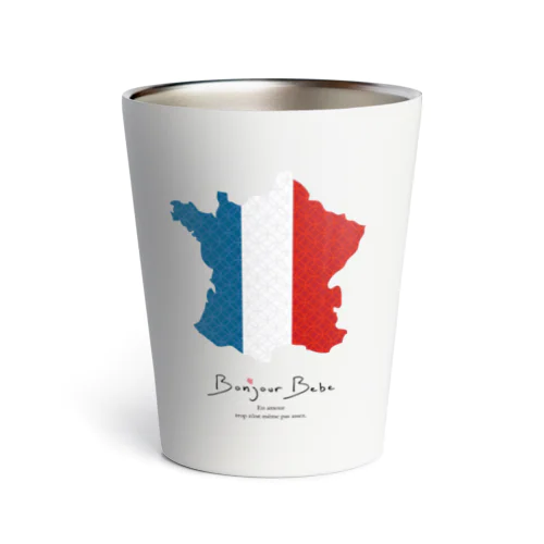 Carte d'amitié 「Bonjour Bebe」 Thermo Tumbler