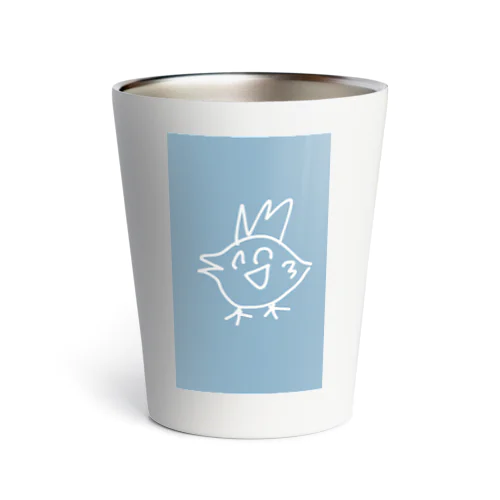 口が2個あるなんて分かってんだよチッチくん Thermo Tumbler