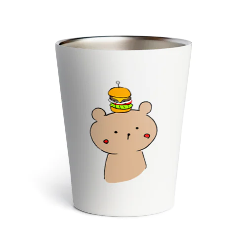 かたみみクマのくーま Thermo Tumbler