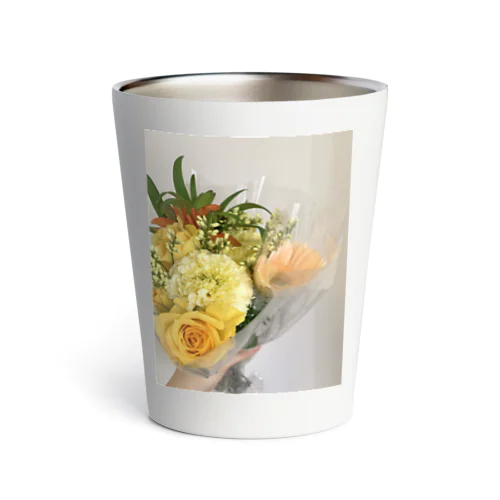 黄色の花束 Thermo Tumbler