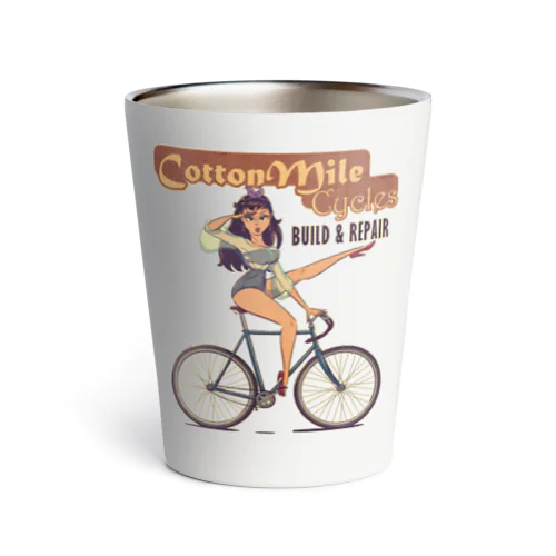 "Cotton Mile Cycles" Thermo Tumbler