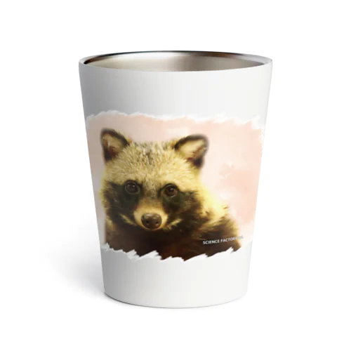 たぬきのリンク　ピンク Thermo Tumbler