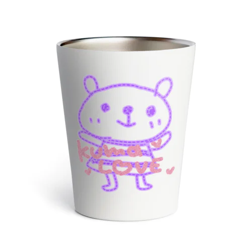 わっくま　くまラブ Thermo Tumbler