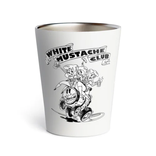 "WHITE MUSTACHE CLUB"(タイトルなし)) Thermo Tumbler