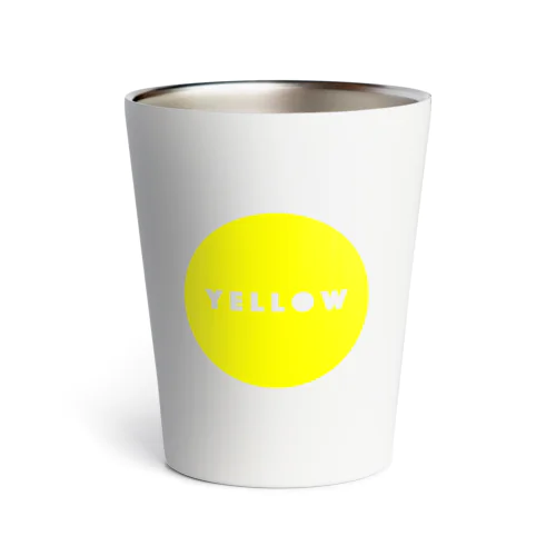 CIRCLE YELLOW. Thermo Tumbler