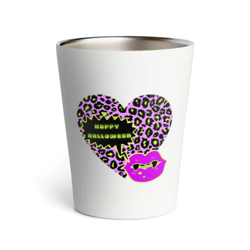 Happy Halloween Lips Thermo Tumbler