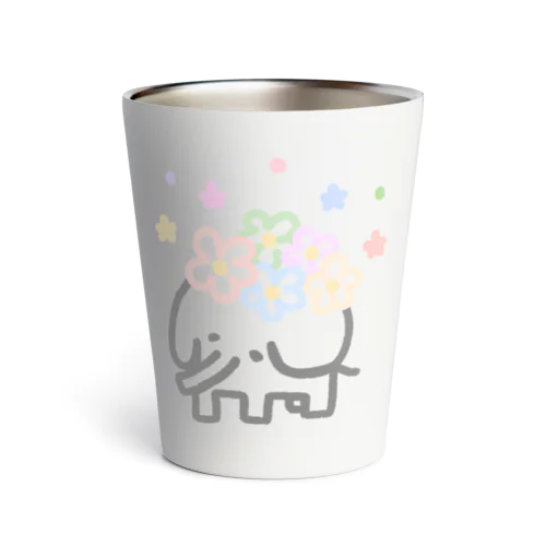 お花ぞうさん2 Thermo Tumbler