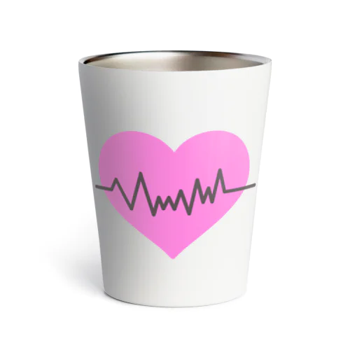 Heart ECG Thermo Tumbler