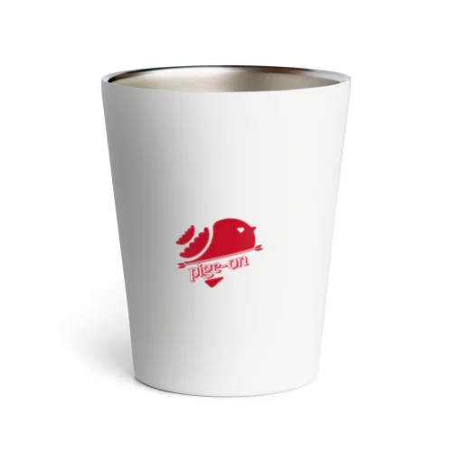 pigeonロゴ Thermo Tumbler