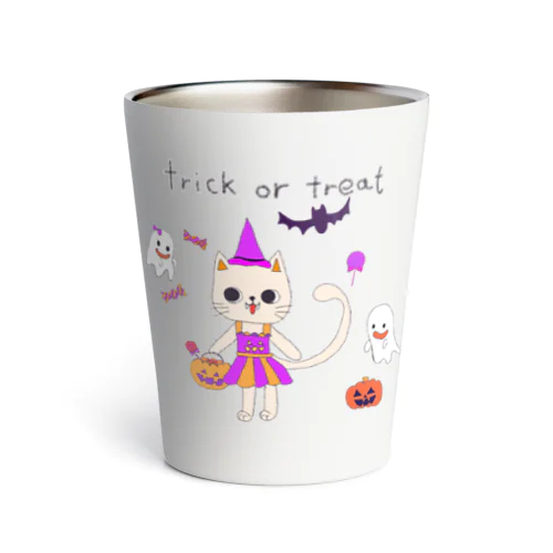 トリック・オア・トリート　ねこ Thermo Tumbler