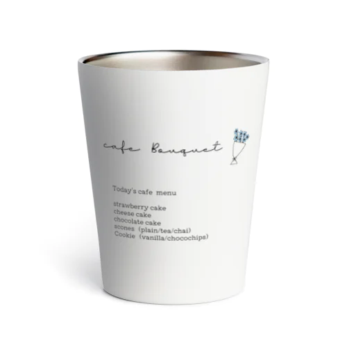 cafe bouquet original lettering Thermo Tumbler