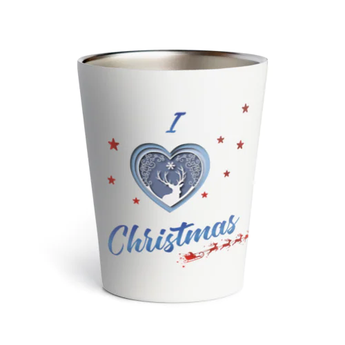 Studio Made in france 002 I love Christmas サーモタンブラー