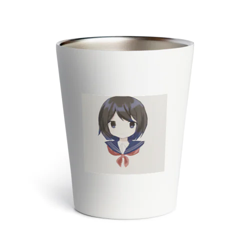 物憂げセーラー服ちゃん Thermo Tumbler