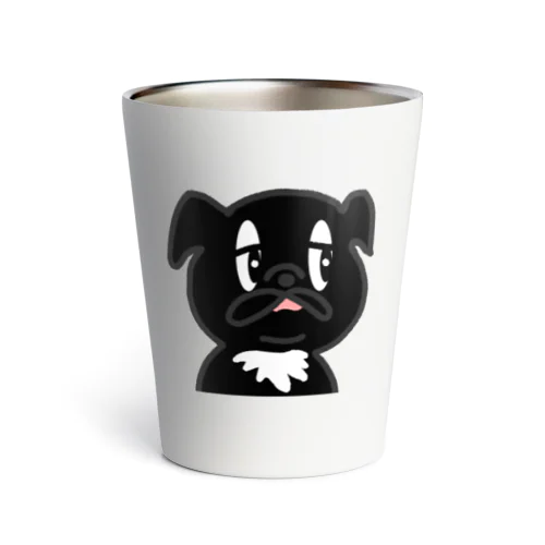 黒パグ　graffitianimal  Thermo Tumbler