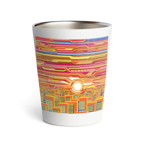 暗号化された夕日 Thermo Tumbler