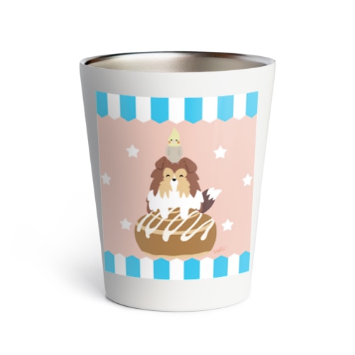 シェルティ×オカメインコ Thermo Tumbler