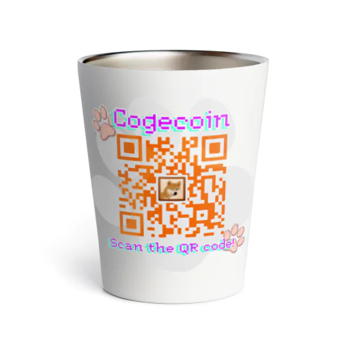Cogecoin QR サーモタンブラー